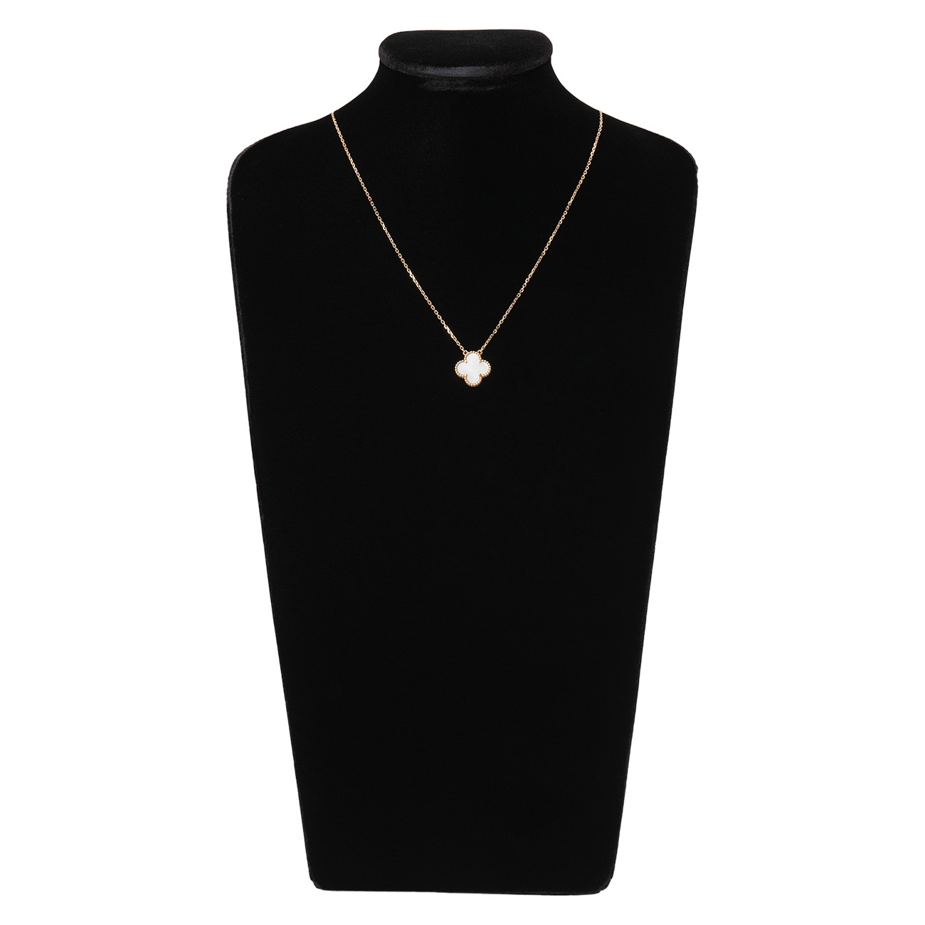 VAN CLEEF & ARPELS(USED)반클리프 빈티지 알함브라 네크리스 자개